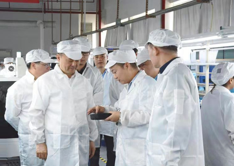 萍乡市委书记陈敏率队到9728太阳集团考察